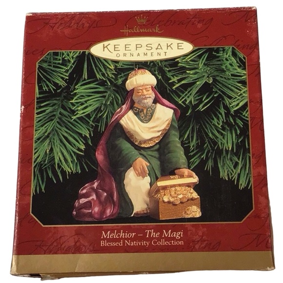 Hallmark 1999 Melchior- The Magi Ornament - Picture 1 of 6